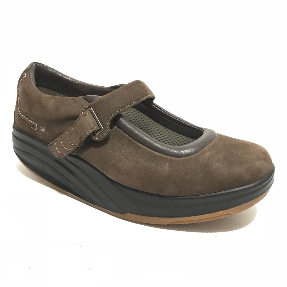 Womens MBT Shoes Size 9 Brown Walking Office Wear